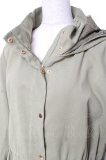 画像4: axes femme / バックプリーツロングモッズ M グリーン Y-26-01-09-119-AX-CO-SZ-ZT176 (4)