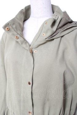 画像4: axes femme / バックプリーツロングモッズ M グリーン Y-26-01-09-119-AX-CO-SZ-ZY