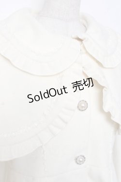 画像4: axes femme kawaii / ケープ付きロングコート M 生成り Y-26-01-09-120-AX-CO-SZ-ZY