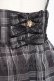 画像4: Ank Rouge / ホルターネックティアードスカパン  黒チェック Y-26-01-09-122-CA-PA-SZ-ZY (4)