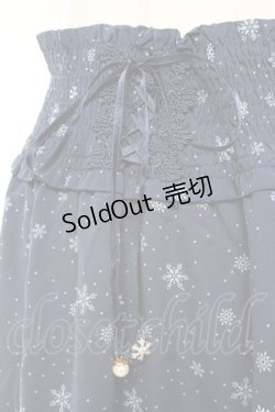 画像3: axes femme POETIQUE / 結晶柄スカート  紺 Y-26-01-09-123-AX-SK-SZ-ZI