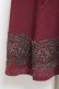 画像4: axes femme / スカラップレースフレアスカート  ワイン Y-26-01-09-126-AX-SK-SZ-ZY (4)
