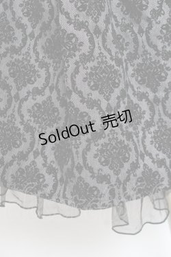 画像4: axes femme / 格子柄フロッキーptスカート M 黒 Y-26-01-09-128-AX-SK-SZ-ZS