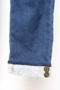 画像4: axes femme / エッフェル塔刺繍デニムパンツ M ウォッシュ Y-26-01-09-129-AX-PA-SZ-ZY