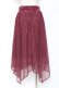画像2: axes femme / チュール×レースイレヘムスカート M ワイン Y-26-01-09-130-AX-SK-SZ-ZY (2)