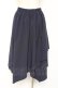 画像3: axes femme / フリルイレヘムスカート M 紺 Y-26-01-09-134-AX-SK-SZ-ZY (3)