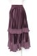 画像2: axes femme / フリルベロアスカート M 紫 Y-26-01-09-139-AX-SK-SZ-ZY (2)