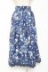 画像2: axes femme / ローズリース柄スカート F 紺 Y-26-01-09-142-AX-SK-SZ-ZY (2)