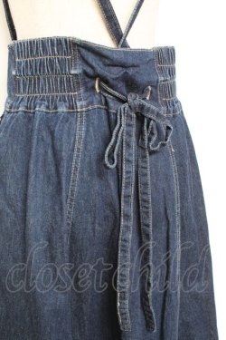 画像3: axes femme / サス付イレヘムデニムスカート L インディゴ Y-26-01-09-143-AX-SK-SZ-ZY