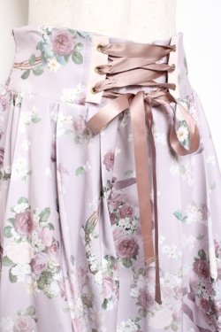 画像3: axes femme / ローズリース柄スカート F ピンク Y-26-01-09-144-AX-SK-SZ-ZY