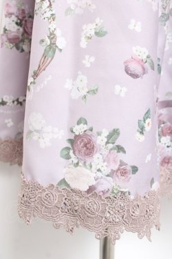 画像4: axes femme / ローズリース柄スカート F ピンク Y-26-01-09-144-AX-SK-SZ-ZY