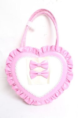 画像1: Chalmiere / 推し活ハートミディバッグ  濃ピンク Y-26-01-09-019-LO-BG-SZ-ZY