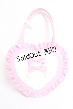 画像1: Chalmiere / 推し活ハートミディバッグ  濃ピンク Y-26-01-09-019-LO-BG-SZ-ZY