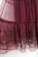 画像3: axes femme / 額縁刺繍チュールスカート F ワイン Y-26-01-09-148-AX-SK-SZ-ZY (3)