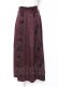 画像1: axes femme / フラワーフロッキー切替スカート F ワイン Y-26-01-09-150-AX-SK-SZ-ZY (1)