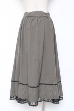 画像2: axes femme / マルチWAYフリルスカート F カーキ Y-26-01-09-154-AX-SK-SZ-ZY