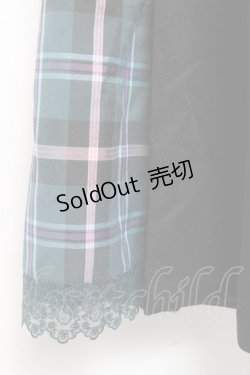 画像4: axes femme / チェック切替ワイドパンツ L 黒 Y-26-01-09-157-AX-PA-SZ-ZY