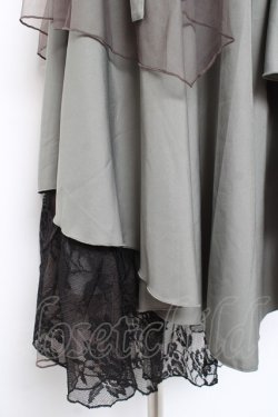 画像5: axes femme / 異素材イレヘムロングスカート F グリーン Y-26-01-09-158-AX-SK-SZ-ZY