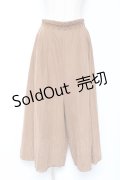axes femme / スエード調ワイドパンツ M キャメル Y-26-01-09-162-AX-PA-SZ-ZI