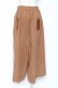 画像2: axes femme / スエード調ワイドパンツ M キャメル Y-26-01-09-162-AX-PA-SZ-ZY (2)
