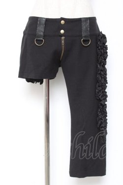 画像1: Na+H / Elegunt Punk!パンツ  ブラック Y-26-01-09-165-PU-PA-SZ-ZY