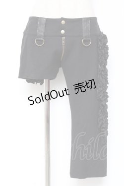 画像1: Na+H / Elegunt Punk!パンツ  ブラック Y-26-01-09-165-PU-PA-SZ-ZY