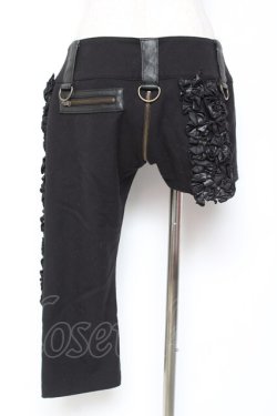 画像3: Na+H / Elegunt Punk!パンツ  ブラック Y-26-01-09-165-PU-PA-SZ-ZY