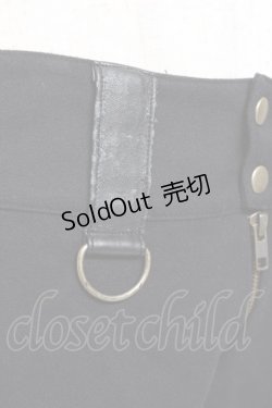 画像5: Na+H / Elegunt Punk!パンツ  ブラック Y-26-01-09-165-PU-PA-SZ-ZY