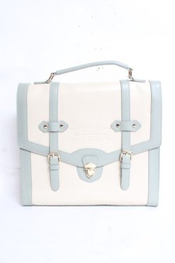 画像1: axes femme / ベルトデザイン配色サッチェル F 生成り Y-26-01-09-022-AX-BG-SZ-ZY