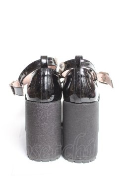 画像3: Ank Rouge / エナメルリボン厚底ローファー M 黒 Y-26-01-09-023-CA-OP-SZ-ZY