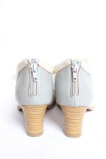 画像3: axes femme / 配色レースアップブーティー L グリーンY-26-01-09-024-AX-SH-SZ-ZTK030 (3)