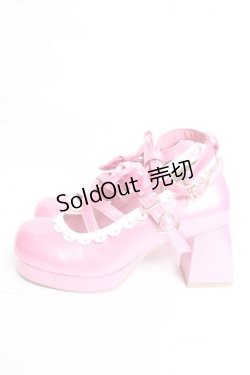 画像2: Chalmiere / ダブルリボンスカラップパンプス L 濃ピンク Y-26-01-09-025-LO-SH-SZ-ZY