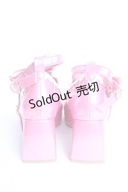 画像3: Chalmiere / ダブルリボンスカラップパンプス L 濃ピンク Y-26-01-09-025-LO-SH-SZ-ZY