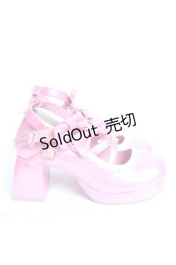 画像4: Chalmiere / ダブルリボンスカラップパンプス L 濃ピンク Y-26-01-09-025-LO-SH-SZ-ZY