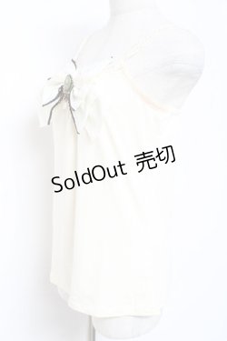 画像2: axes femme / カメオリボンキャミソール M 生成り Y-26-01-09-026-AX-TO-SZ-ZY