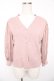 画像1: axes femme / バルーン袖リブカーディガン  ピンク Y-26-01-12-037-AX-TO-SZ-ZY (1)