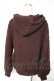 画像2: axes femme / ケーブル編ニットパーカー M Dブラウン Y-26-01-12-046-AX-TO-SZ-ZY (2)