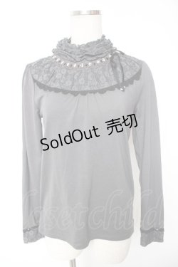 画像1: axes femme / ティアードスタンドインナー  グレー Y-26-01-12-047-AX-TO-SZ-ZY