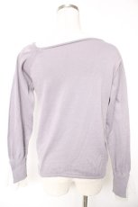 画像2: axes femme / 袖レースニット  ラベンダー Y-26-01-12-049-AX-TO-SZ-ZT629 (2)