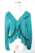 axes femme / フリルボレロ M グリーン Y-26-01-12-052-AX-TO-SZ-ZY