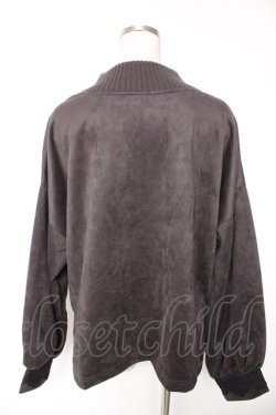 画像2: axes femme / ハーフジップアップトレーナー  グレー Y-26-01-12-061-AX-TO-SZ-ZY