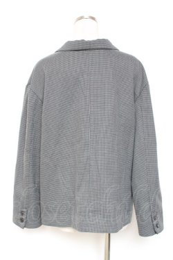 画像2: axes femme / ガンクラブチェックジャケット  グレー Y-26-01-12-065-AX-JA-SZ-ZY