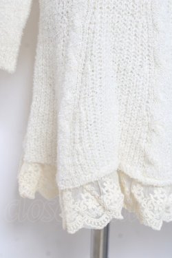 画像4: axes femme / 格子柄ペプラム切替プルオーバー  生成り Y-26-01-12-067-AX-TO-SZ-ZY