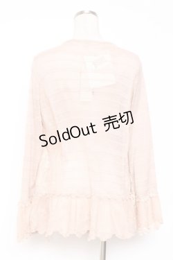 画像2: axes femme / レーストッパーカーデ  ピンク Y-26-01-12-069-AX-TO-SZ-ZY