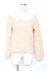 画像1: Ank Rouge / 衿付きドットニット M 生成り Y-26-01-12-071-CA-TO-SZ-ZT504 (1)
