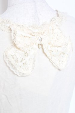 画像3: axes femme / はしごレースタンク  生成り Y-26-01-12-075-AX-TO-SZ-ZY