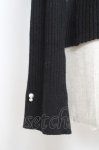 画像4: axes femme / ランダムパールデザインニット F 黒 Y-26-01-12-077-AX-TO-SZ-ZT062 (4)