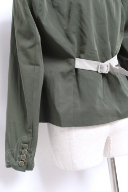 画像3: axes femme / バイカラーショートジャケット  カーキ Y-26-01-12-079-AX-JA-SZ-ZY