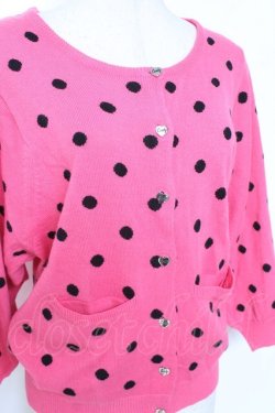 画像3: Candy Stripper / ドットカーディガン（ピンク） 2 ピンク?ブラック Y-26-01-12-083-PU-TO-IG-ZY