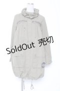 Candy Stripper / スカルハートテープライトモッズコート  カーキ Y-26-01-12-087-PU-CO-SZ-ZY